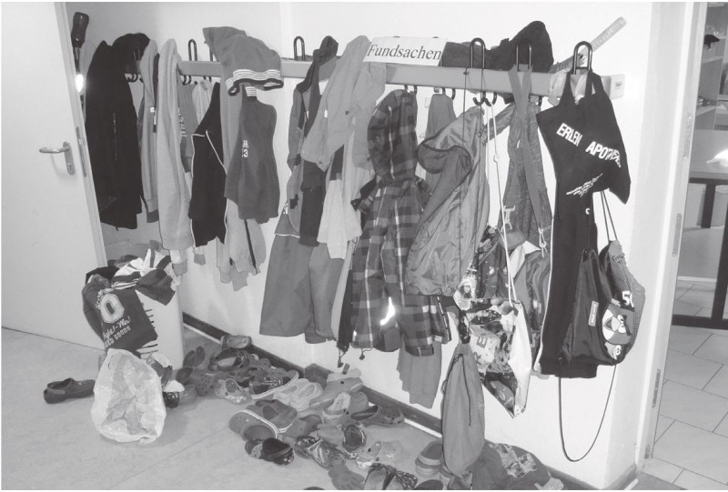 Fundsachen in einer Grundschule