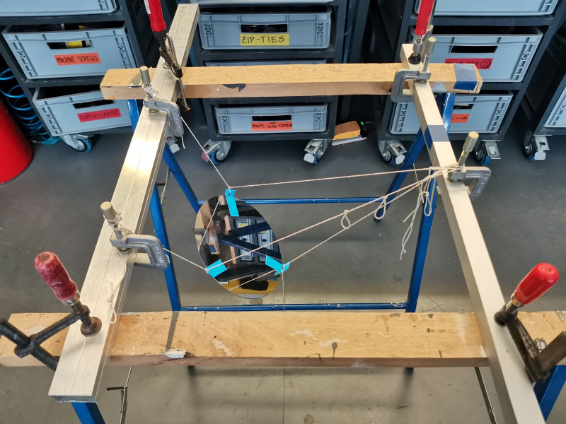 Prozess der Kunst am Bau Werkes Polyskop.