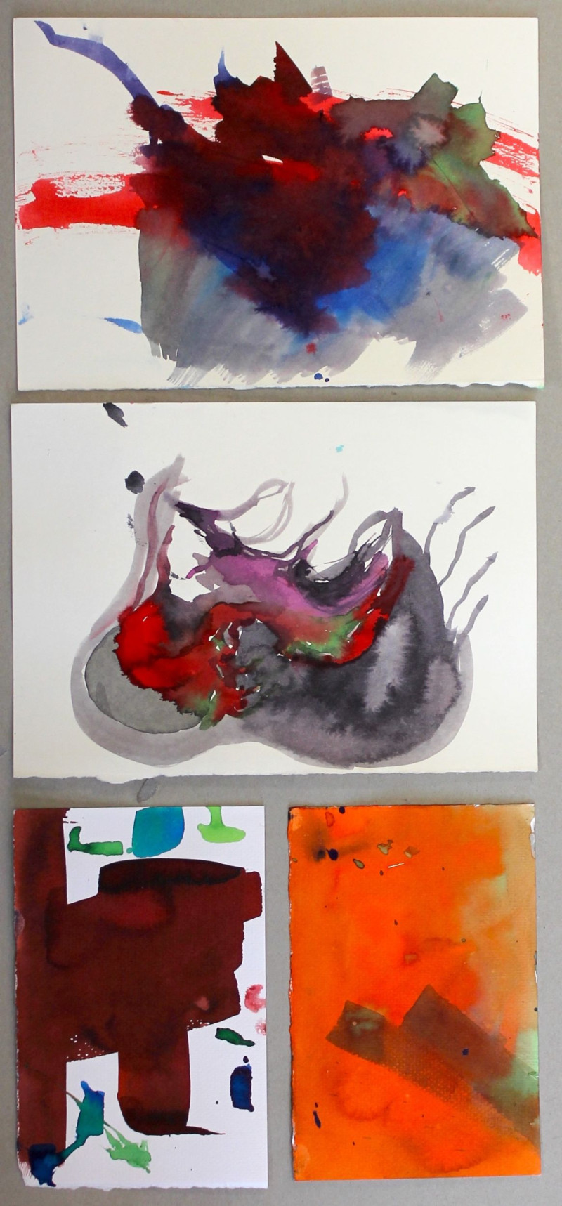 Zeichnungen von Kindern zum Thema Vulkangarten